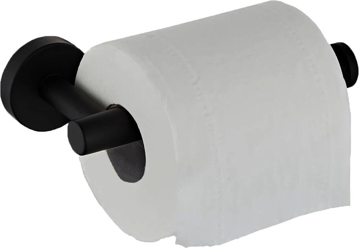 Merkloos Toiletrolhouder Zwart - Wc Rolhouder - Zwart - Toilet Rolhouder - Badkamer Accessoires - Toiletrolhouders 3 Merkloos Toiletrolhouder Zwart - Wc Rolhouder - Zwart - Toilet Rolhouder - Badkamer Accessoires - Toiletrolhouders - Afbeelding 3