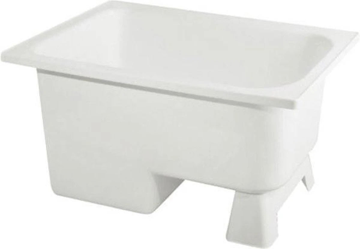 Zitbad Vrijstaand Marinella Rechthoek 65x105x52cm Polypropyleen Mat Wit 6 Zitbad Vrijstaand Marinella Rechthoek 65x105x52cm Polypropyleen Mat Wit - Afbeelding 6