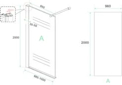 Wiesbaden Eco Inloopdouche + Muurprofiel - 8 Mm Nano - 100 X 200 Cm 18 Wiesbaden Eco Inloopdouche + Muurprofiel - 8 Mm Nano - 100 X 200 Cm -Merkloos Verkoop 1200x836 2