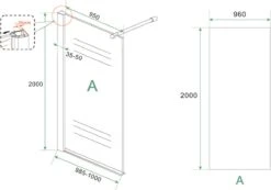 Wiesbaden Eco Inloopdouche + Muurprofiel - 8 Mm Nano - 100 X 200 Cm 23 Wiesbaden Eco Inloopdouche + Muurprofiel - 8 Mm Nano - 100 X 200 Cm -Merkloos Verkoop 1200x839 3