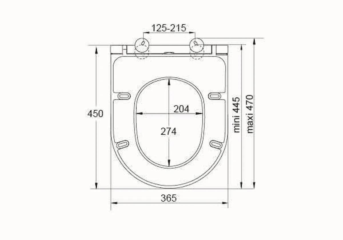 Allibert Wc-bril DUNEO - Duroplast - Inox Scharnieren - Soft Close - Afklikbaar - Wit 6 Allibert Wc-bril DUNEO - Duroplast - Inox Scharnieren - Soft Close - Afklikbaar - Wit - Afbeelding 6