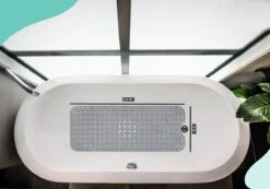 The Original - Badmat Antislip - Grijs - 100x40cm - Antislipmat Douchemat Voor Bad & Douche - Anti Slip Mat Met Zuignappen -Merkloos Verkoop 1200x842 2