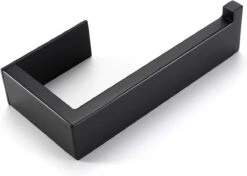 DesignX 3M™ Toiletrolhouder Zonder Boren Zwart Zelfklevend - WC Rolhouder - Matte - Papier - Houder - Incl. 3M Plakstrip -Merkloos Verkoop 1200x856