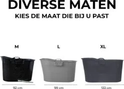 LIFEBATH - Zitbad Mira - Bath Bucket XL - 400L - Ligbad 122 Cm - Donkergrijs 8 LIFEBATH - Zitbad Mira - Bath Bucket XL - 400L - Ligbad 122 Cm - Donkergrijs -Merkloos Verkoop 1200x866 5