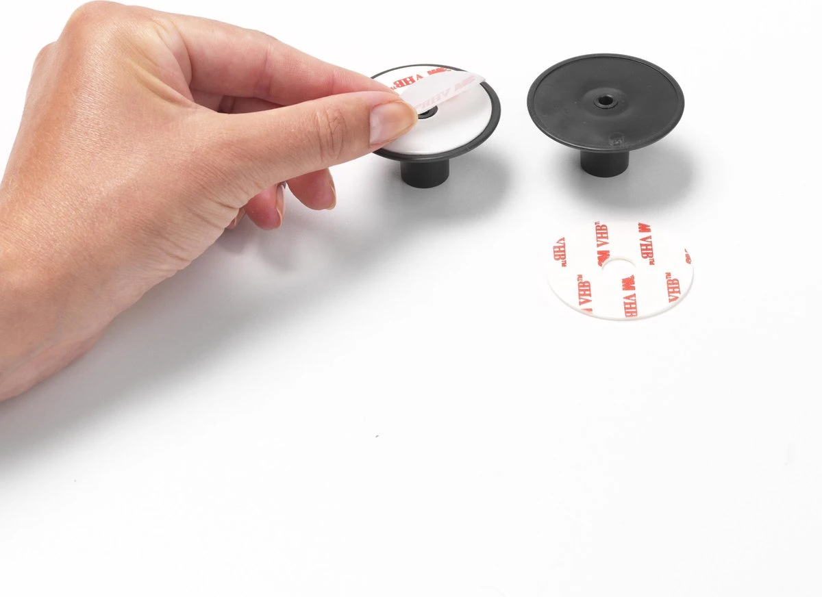 Brabantia ReNew Handdoekhaakjes - 2 Stuks - Dark Grey 4 Brabantia ReNew Handdoekhaakjes - 2 Stuks - Dark Grey - Afbeelding 4