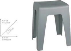 WENKO Badkamerkruk Kumba 38x47cm In Grijs Kunststof - Douchekruk 10 WENKO Badkamerkruk Kumba 38x47cm In Grijs Kunststof - Douchekruk -Merkloos Verkoop 1200x874 5