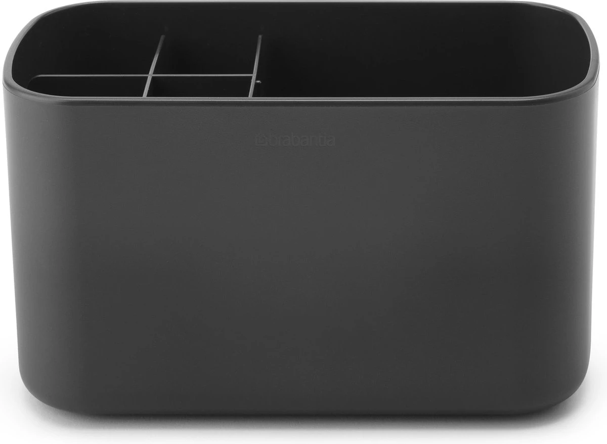 Brabantia ReNew Tandenborstelhouder - 11 X 19,6 X 9,9 Cm - Dark Grey 1 Brabantia ReNew Tandenborstelhouder - 11 X 19,6 X 9,9 Cm - Dark Grey
