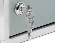 Hoffmanns RVS Medicijnkastje - Glazen Medicijnkast - Badkamerkast - 25x25x12 Cm -Merkloos Verkoop 1200x880 2