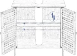 Merkloos Badkamerkast - Ondermeubel Wastafel - Handdoeken Kast - Opbergruimte - Opbergkast Badkamer - Wastafel Onderkast - Hout - Bamboe 10 Merkloos Badkamerkast - Ondermeubel Wastafel - Handdoeken Kast - Opbergruimte - Opbergkast Badkamer - Wastafel Onderkast - Hout - Bamboe -Merkloos Verkoop 1200x882 5