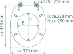 SCHÜTTE WC-Bril 82197 FLOWERS & WOOD - Duroplast - Soft Close - Verchroomde Scharnieren - Decor - 1-zijdige Print -Merkloos Verkoop 1200x899 18