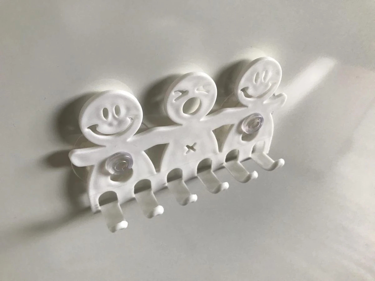 Merkloos Tandenborstel – Tandenborstelhouder – Tandenpoetsen – Badkamer – Hangen – Wastafel – Planchet – Bewaren – Houder – Hygiënisch – Kunststof – Wit – EPIN 3D 2 Merkloos Tandenborstel – Tandenborstelhouder – Tandenpoetsen – Badkamer – Hangen – Wastafel – Planchet – Bewaren – Houder – Hygiënisch – Kunststof – Wit – EPIN 3D - Afbeelding 2