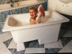 Saqu Zitbad - Mobiel Bad - 103x65cm - Wit - Incl Bijbehorende Poot En Zonder Afvoer -Merkloos Verkoop 1200x900 73