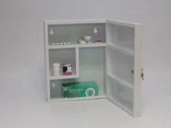 Culinorm Medicijnkast Van Staal Met Slot - 35cm X 45 Cm X 15 Cm - Wit -Merkloos Verkoop 1200x901 6