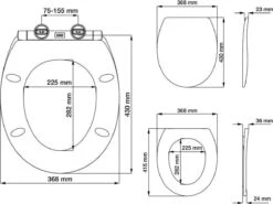 Tiger Boston - Toiletbril - WC Bril - Duroplast - Wit / RVS Geborsteld -Merkloos Verkoop 1200x901 8