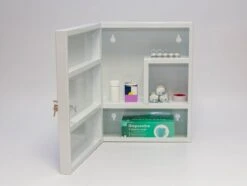Culinorm Medicijnkast Van Staal Met Slot - 35cm X 45 Cm X 15 Cm - Wit -Merkloos Verkoop 1200x903 4