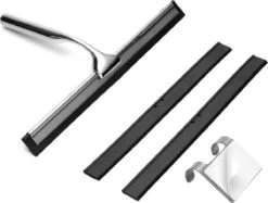 Douchewisser Met Ophanghaak En 2 Extra Strips - Raamwisser Voor Douche - Raamtrekker Chroom 17 Douchewisser Met Ophanghaak En 2 Extra Strips - Raamwisser Voor Douche - Raamtrekker Chroom -Merkloos Verkoop 1200x907 1