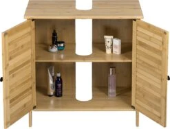 Merkloos Badkamerkast - Ondermeubel Wastafel - Handdoeken Kast - Opbergruimte - Opbergkast Badkamer - Wastafel Onderkast - Hout - Bamboe 8 Merkloos Badkamerkast - Ondermeubel Wastafel - Handdoeken Kast - Opbergruimte - Opbergkast Badkamer - Wastafel Onderkast - Hout - Bamboe -Merkloos Verkoop 1200x912 1