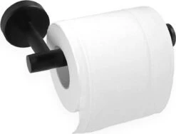 Design Toiletrolhouder - WC Rolhouder - RVS Mat Zwart - Incl. Schroeven -Merkloos Verkoop 1200x914