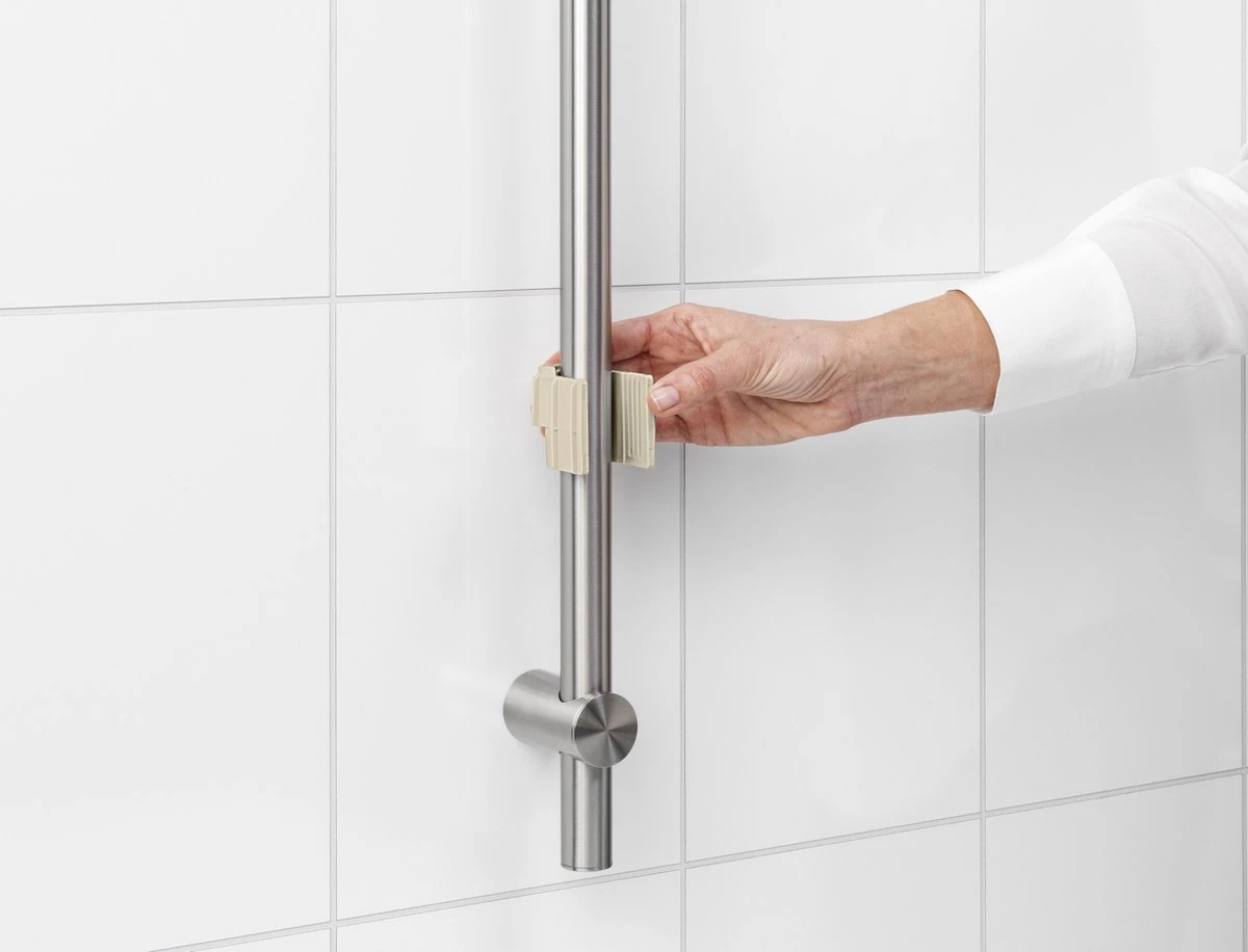 Brabantia ReNew Doucherek - Zonder Boren - Soft Beige 11 Brabantia ReNew Doucherek - Zonder Boren - Soft Beige - Afbeelding 11