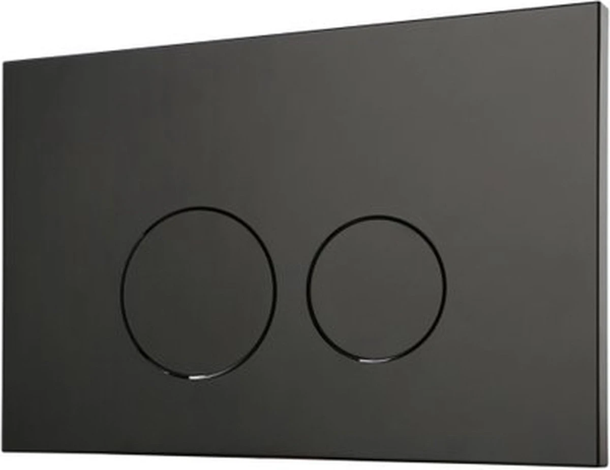 QeramiQ Push Bedieningspaneel Toilet - Frontbediening - Mat Zwart - Voor Geberit UP320/UP720 5 QeramiQ Push Bedieningspaneel Toilet - Frontbediening - Mat Zwart - Voor Geberit UP320/UP720 - Afbeelding 5