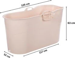 HelloBath® - Bath Bucket - XL - 125 Cm - Brazilian Sand - Zitbad - Ligbad (Verzending In Doos) - Incl. Badplank En Kraantje 22 HelloBath® - Bath Bucket - XL - 125 Cm - Brazilian Sand - Zitbad - Ligbad (Verzending In Doos) - Incl. Badplank En Kraantje -Merkloos Verkoop 1200x935 4