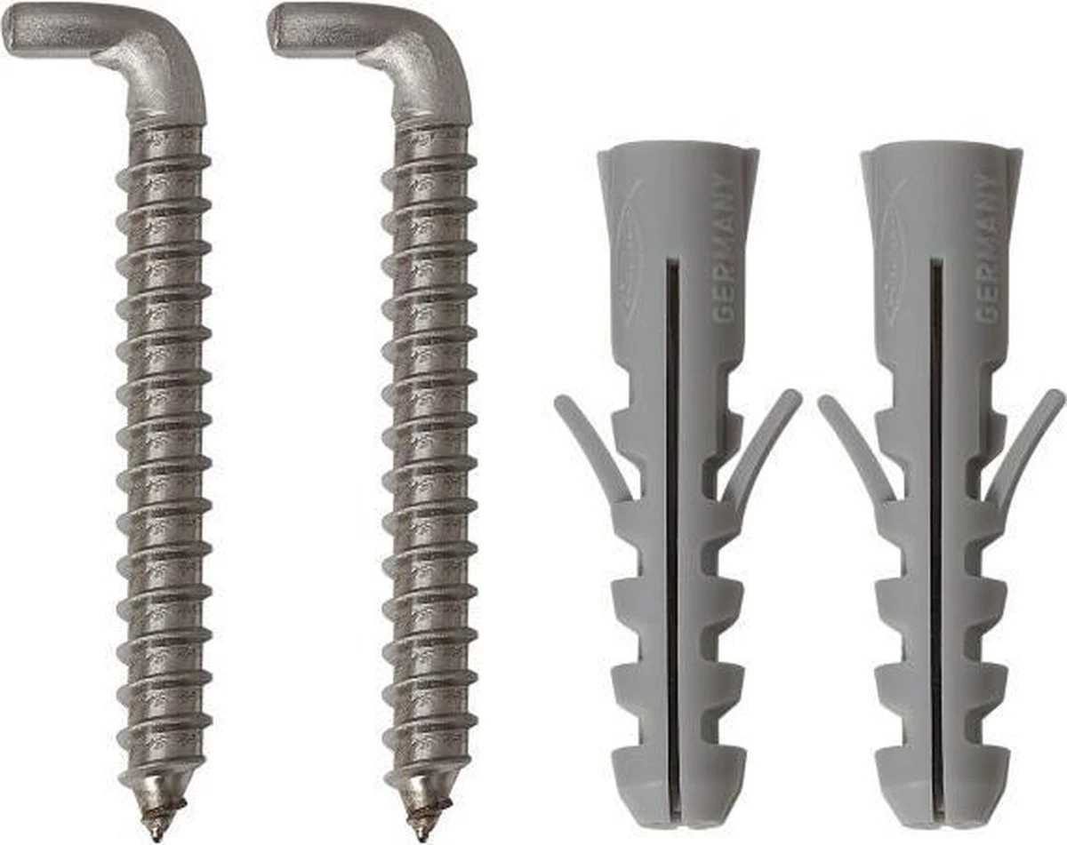 Sealskin Brix - Wandkubus Wandelement Wandrek - 12x50x24 Cm - Metaal - Zwart 9 Sealskin Brix - Wandkubus Wandelement Wandrek - 12x50x24 Cm - Metaal - Zwart - Afbeelding 9