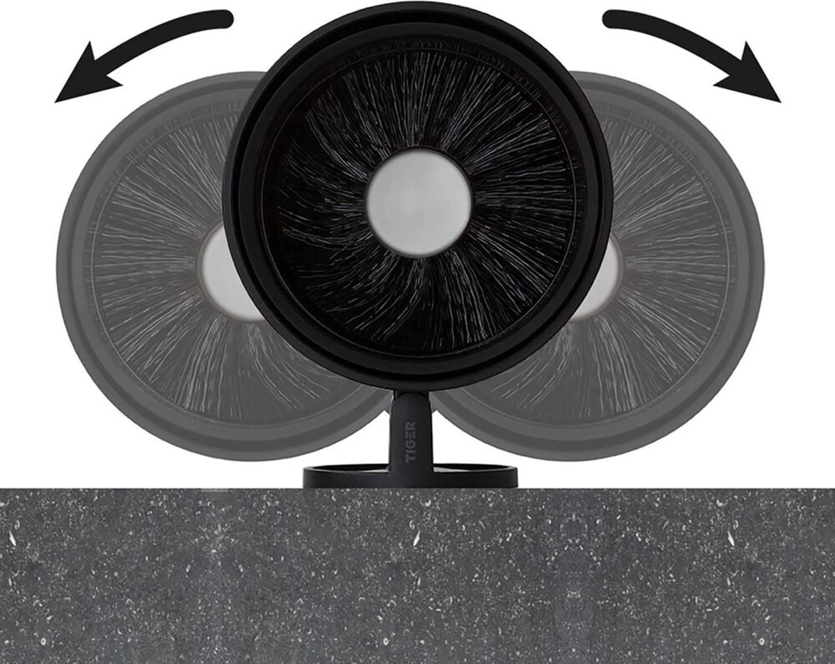 Tiger Tune - Toiletborstel Met Houder - RVS Geborsteld / Zwart 4 Tiger Tune - Toiletborstel Met Houder - RVS Geborsteld / Zwart - Afbeelding 4