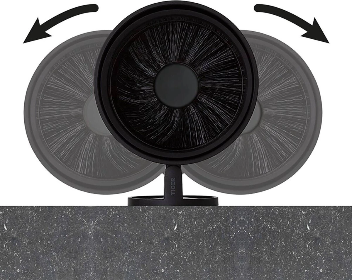 Tiger Tune - Toiletborstel Met Houder - Zwart Metaal Geborsteld / Zwart 6 Tiger Tune - Toiletborstel Met Houder - Zwart Metaal Geborsteld / Zwart - Afbeelding 6