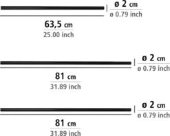 WENKO Douchegordijnstang Hoek Universeel Aluminium Zwart - Douchestang 9 WENKO Douchegordijnstang Hoek Universeel Aluminium Zwart - Douchestang -Merkloos Verkoop 1200x960 12