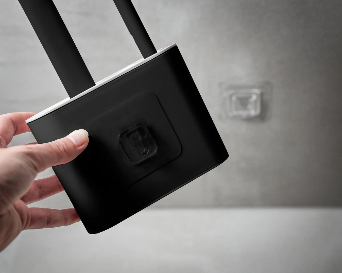 Lopoleis WC Borstel – Toiletborstel – Gesloten Bodem – WC Borstel Met Randreiniger – Siliconen – Zwart – WC Borstel Met Houder – Vrijstaand – Hangend – WC Borstel En Houder 6 Lopoleis WC Borstel – Toiletborstel – Gesloten Bodem – WC Borstel Met Randreiniger – Siliconen – Zwart – WC Borstel Met Houder – Vrijstaand – Hangend – WC Borstel En Houder - Afbeelding 6