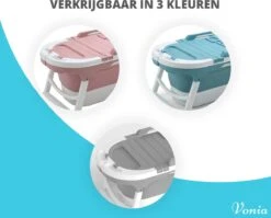 Vonia Opvouwbaar Bad - Zitbad - Bath Bucket - 140 Cm Lang - Inklapbaar Bad - Incl. Badkussen - Roze -Merkloos Verkoop 1200x965 4