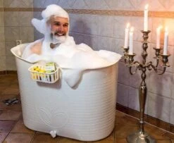 Zitbad Voor Volwassenen - Bath Bucket - Wit - 200L -Merkloos Verkoop 1200x988 3