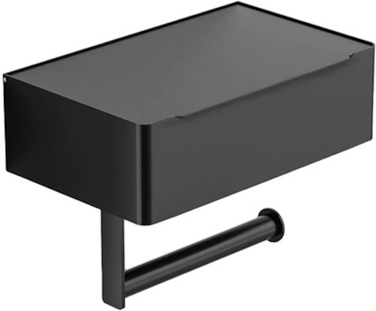 Merkloos Luxe Toiletrolhouder PRO 20.5 X 14.5 X 12 Cm- Planchet Opbergruimte - Plankje & Bakje- WC Rolhouder - Zelfklevend Of Borend - RVS - Waterbestendig 8 Merkloos Luxe Toiletrolhouder PRO 20.5 X 14.5 X 12 Cm- Planchet Opbergruimte - Plankje & Bakje- WC Rolhouder - Zelfklevend Of Borend - RVS - Waterbestendig - Afbeelding 8