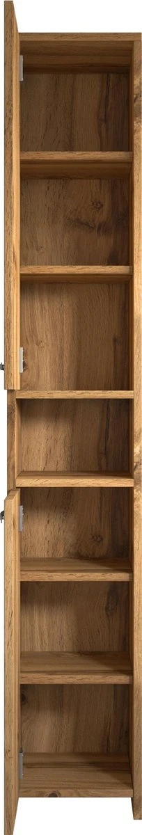 Badplaats Badkamerkast Nemo 32 Cm X 29 Cm X 167 Cm - Eiken - Staande Kolomkast Met Twee Deuren 7 Badplaats Badkamerkast Nemo 32 Cm X 29 Cm X 167 Cm - Eiken - Staande Kolomkast Met Twee Deuren - Afbeelding 7