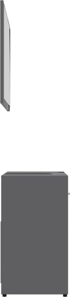 Decoways - Badkamermeubelset Spaanplaat Grijs 24 Decoways - Badkamermeubelset Spaanplaat Grijs -Merkloos Verkoop 285x1200 3