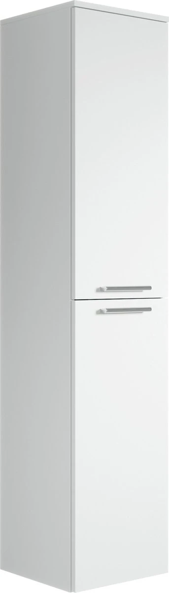 Badplaats Badkamerkast Venus 35 Cm X 35 Cm X 160 Cm - Wit - Hangende Kolomkast Met Twee Deuren 1 Badplaats Badkamerkast Venus 35 Cm X 35 Cm X 160 Cm - Wit - Hangende Kolomkast Met Twee Deuren