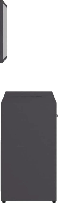 Decoways - Badkamermeubelset Spaanplaat Grijs 26 Decoways - Badkamermeubelset Spaanplaat Grijs -Merkloos Verkoop 345x1200 2