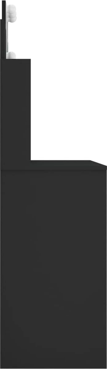 VidaXL Kaptafel Met LED-verlichting 96x40x142 Cm Zwart 8 VidaXL Kaptafel Met LED-verlichting 96x40x142 Cm Zwart - Afbeelding 8