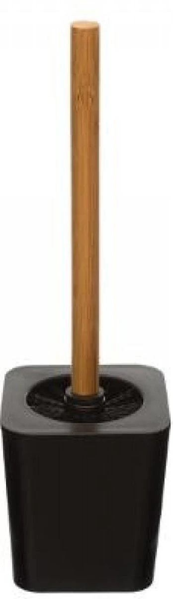 Toiletborstel In Houder - Zwart - Bamboe - Toiletborstelhouder - Wc Borstel | Huis / Horeca 5 Toiletborstel In Houder - Zwart - Bamboe - Toiletborstelhouder - Wc Borstel | Huis / Horeca - Afbeelding 5