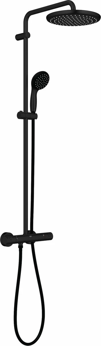 GROHE Vitalio Start 250 Regendouche - ø 25 Cm - Rond - Zwart 1 GROHE Vitalio Start 250 Regendouche - ø 25 Cm - Rond - Zwart