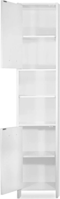 Casaria Badkamerkast - 6 Vakken/ 2 Deuren - Slank En Elegant - Wit -Merkloos Verkoop 362x1200 4