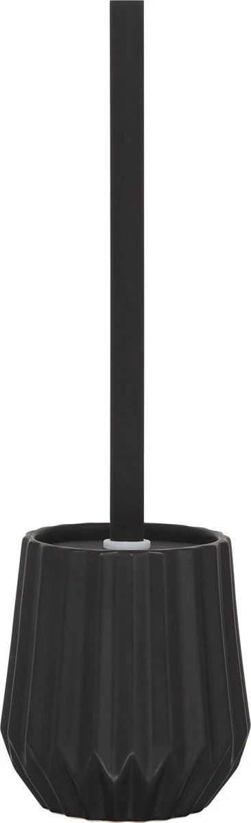 Sealskin Arte Toiletborstel Met Houder Vrijstaand - Zwart 1 Sealskin Arte Toiletborstel Met Houder Vrijstaand - Zwart