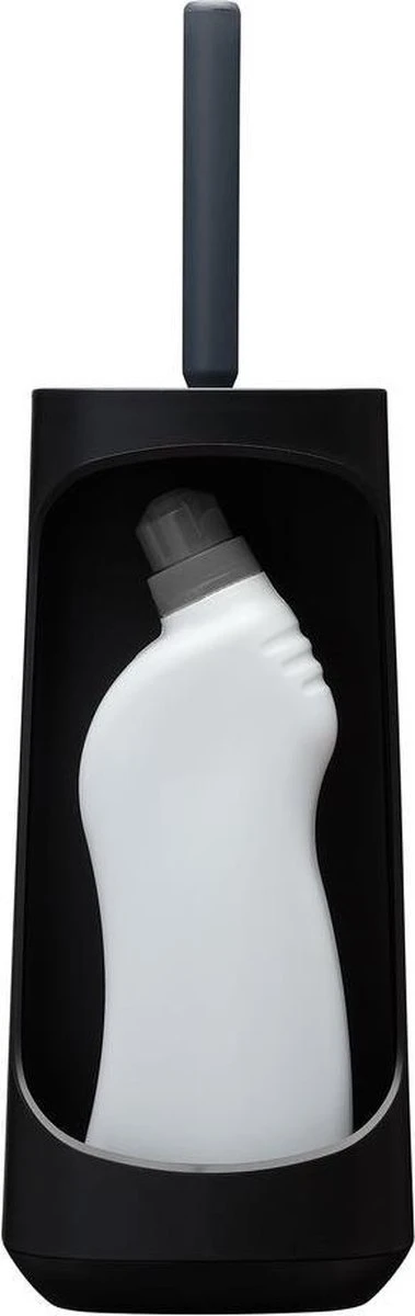 Tiger Tess - Toiletborstelhouder Met Opbergfunctie Vrijstaand En Swoop® Borstel Flexibel - Zwart / Antraciet 11 Tiger Tess - Toiletborstelhouder Met Opbergfunctie Vrijstaand En Swoop® Borstel Flexibel - Zwart / Antraciet - Afbeelding 11