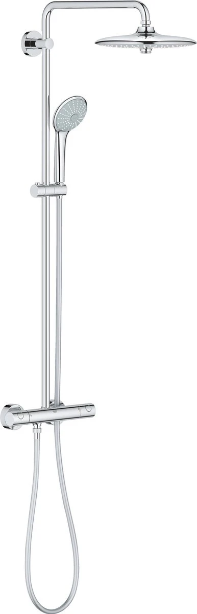 GROHE Euphoria 260 Regendouche - ø 26cm - Met Thermostaatkraan - Chroom 1 GROHE Euphoria 260 Regendouche - ø 26cm - Met Thermostaatkraan - Chroom