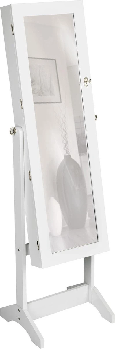 Tectake - Vitrinekast - Wit - MDF 1 Tectake - Vitrinekast - Wit - MDF