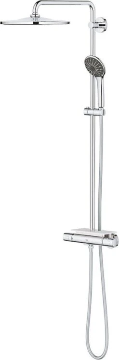 GROHE QuickFix Vitalio Joy 310 Regendouche - CoolTouch - Met Planchet - ø 31 Cm - Chroom 35 GROHE QuickFix Vitalio Joy 310 Regendouche - CoolTouch - Met Planchet - ø 31 Cm - Chroom -Merkloos Verkoop 399x1200 3