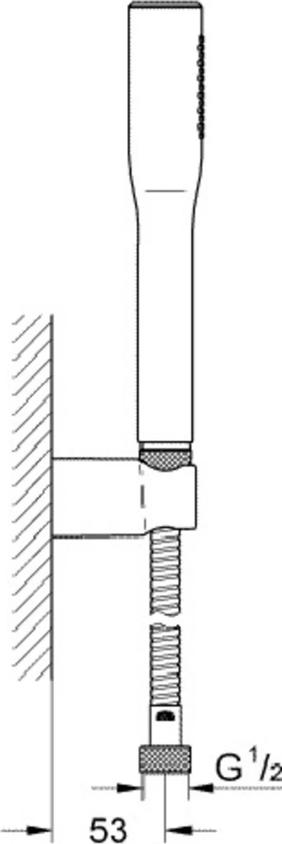GROHE Euphoria Cosmopolitan Badset - Handdouche - Met Wandhouder - Doucheslang 150 Cm - 9,5 L/min 2 GROHE Euphoria Cosmopolitan Badset - Handdouche - Met Wandhouder - Doucheslang 150 Cm - 9,5 L/min - Afbeelding 2