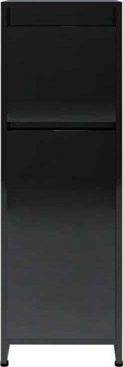 Furniture Limited - 4-delige Badkamermeubelset Bewerkt Hout Hoogglans Zwart 12 Furniture Limited - 4-delige Badkamermeubelset Bewerkt Hout Hoogglans Zwart -Merkloos Verkoop 402x1200 2