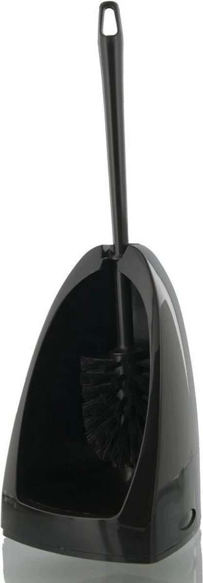 Tiger Toiletborstel Met Houder - Zwart 1 Tiger Toiletborstel Met Houder - Zwart