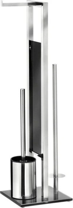 WENKO Toiletbutler Rivalta RVS Glanzend - Toiletborstel Met Houder, Toiletrolhouder En Reserverolhouder -Merkloos Verkoop 421x1200 1